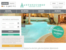 Tablet Screenshot of antoniushof.de